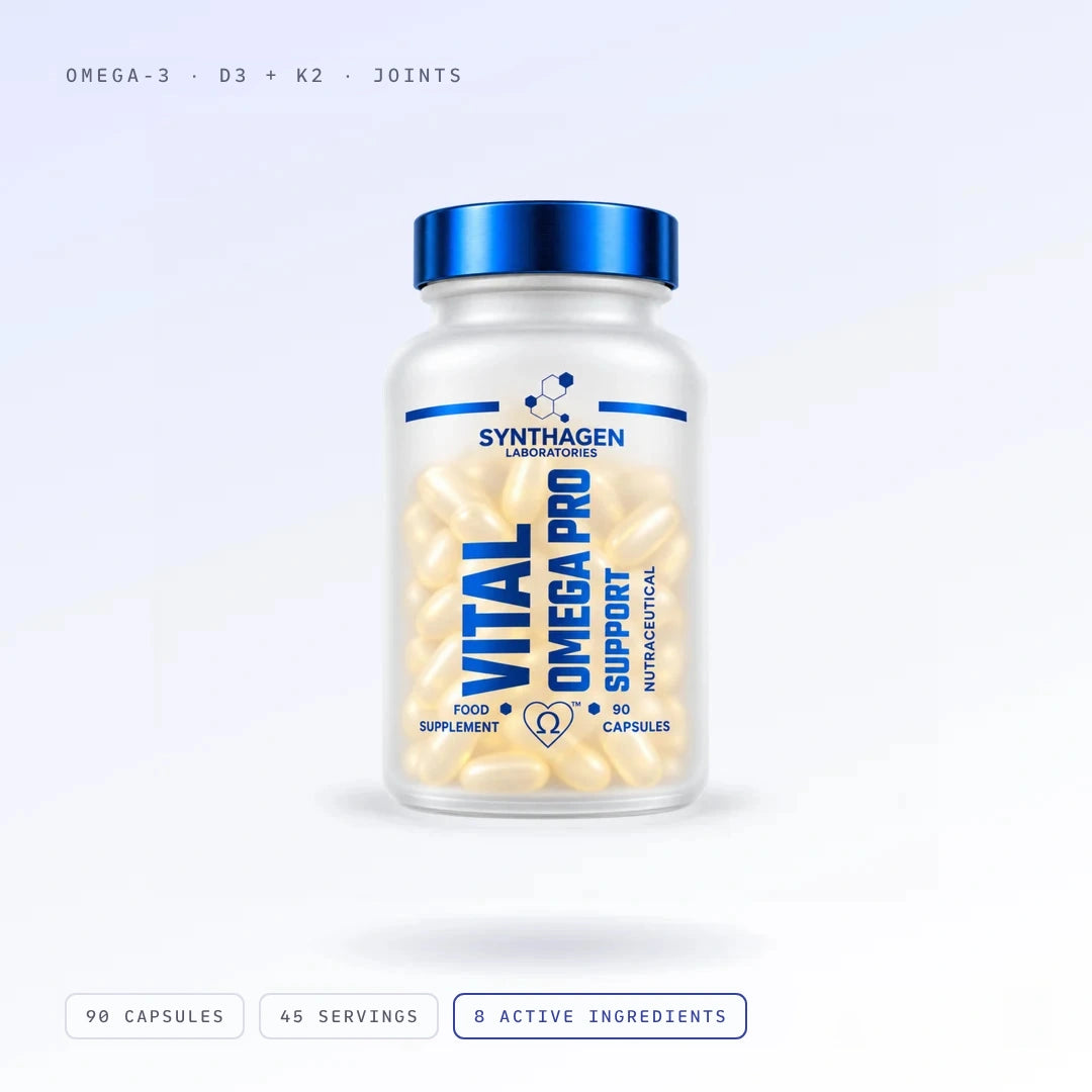 VITAL OMEGA PRO™, jar of 90 capsules
