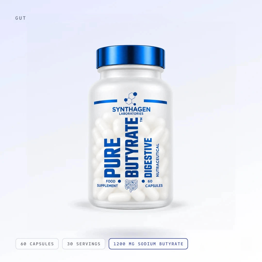 PURE BUTYRATE™, jar of 60 capsules