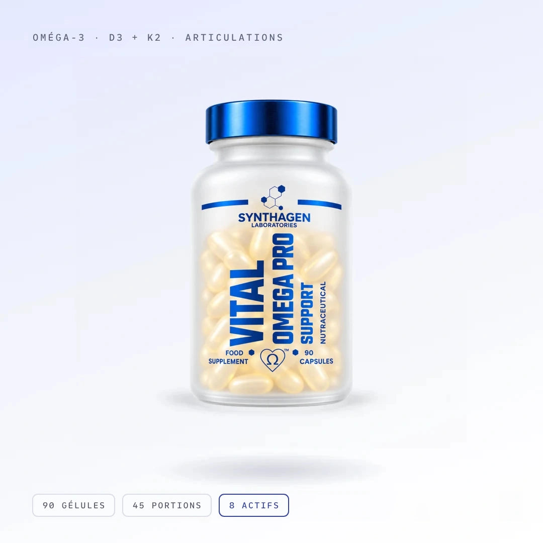 VITAL OMEGA PRO™, pot de 90 gélules